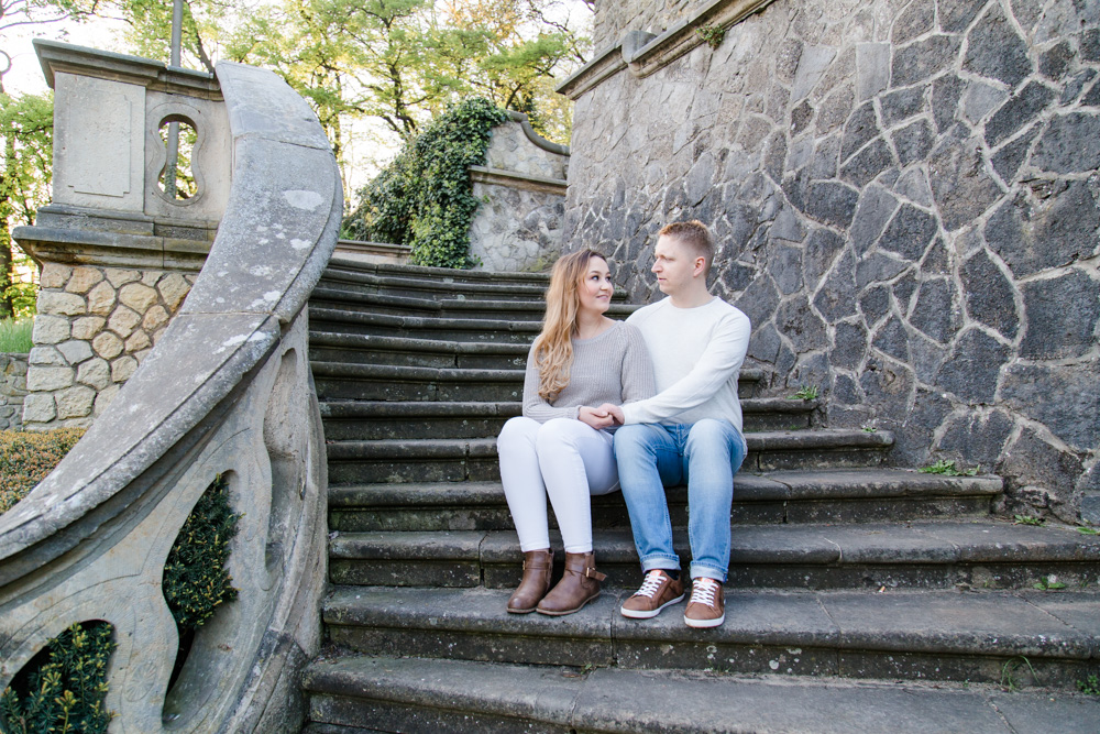 Paarshooting am Elbstrand Blankenese